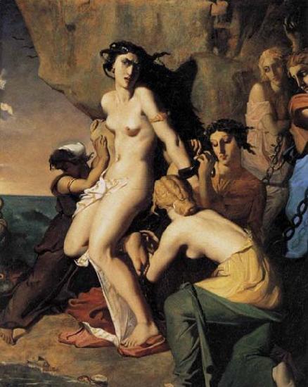 Theodore Chasseriau Andromeda and the Nereids Germany oil painting art